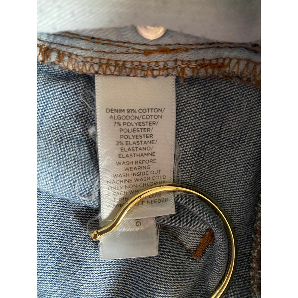 Loft‎ Womens Curvy Skinny Crop Jeans Medium Wash 14/32 Casual Staple Classic - Picture 8 of 12